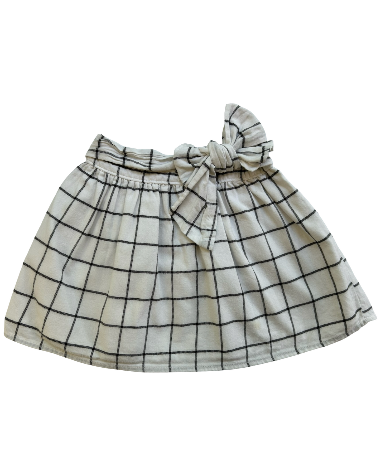 4T Toddlers Girls Carter’s White Skirt Plaid