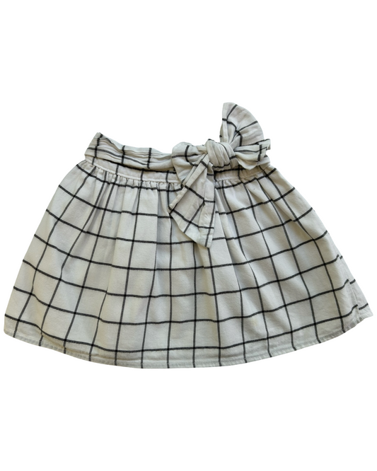 4T Toddlers Girls Carter’s White Skirt Plaid