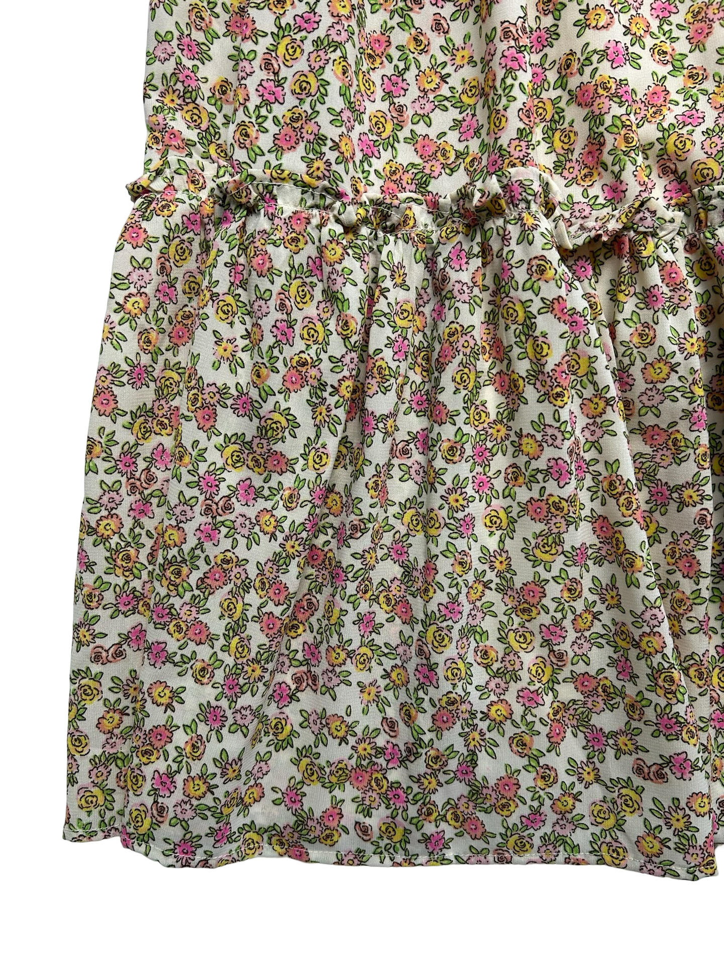 Women’s Small Size 4 Maison Tara Dress Smocked Floral Boho