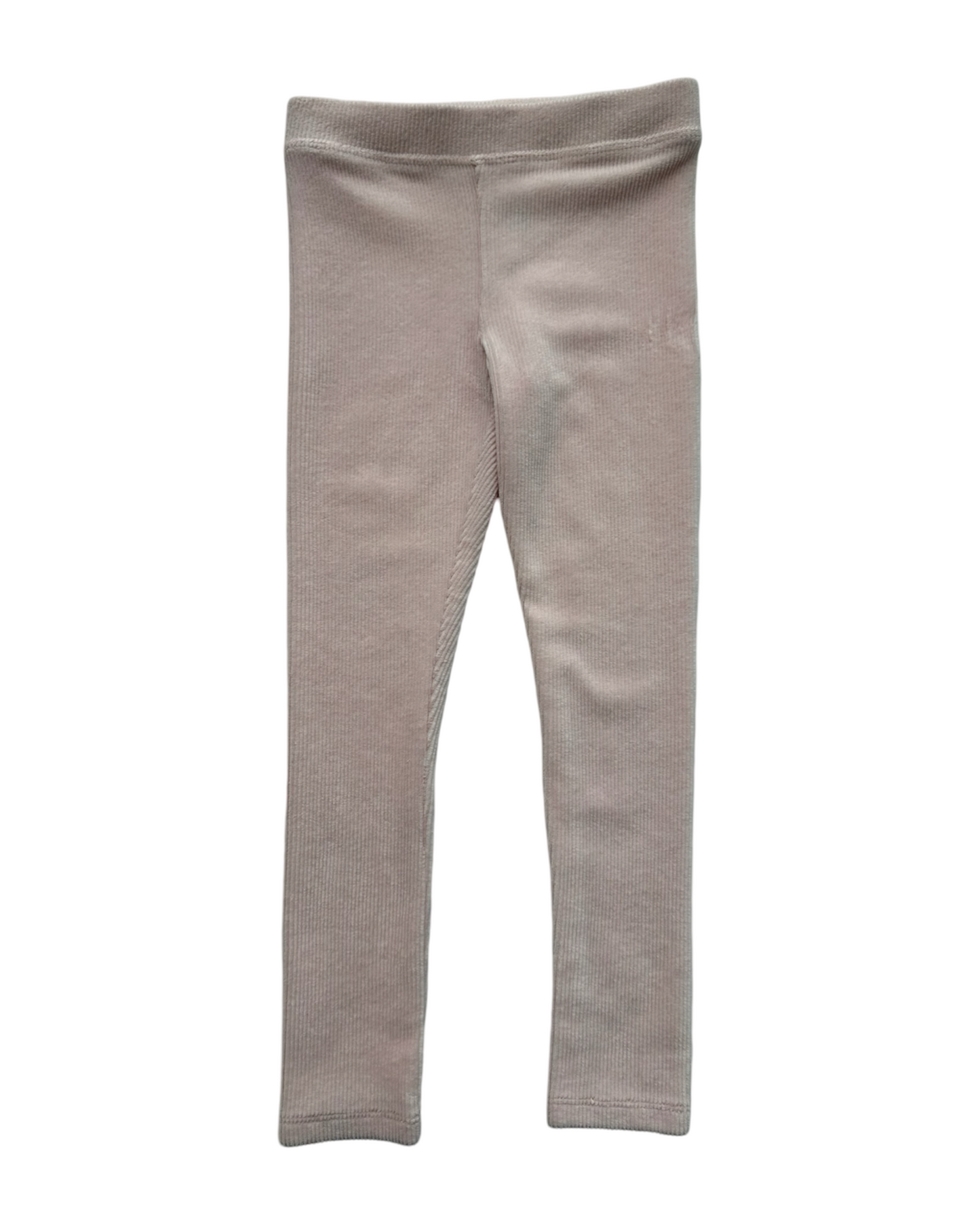 4T-5T Toddler Girl Crewcuts Pale Light Pink Ribbed Leggings