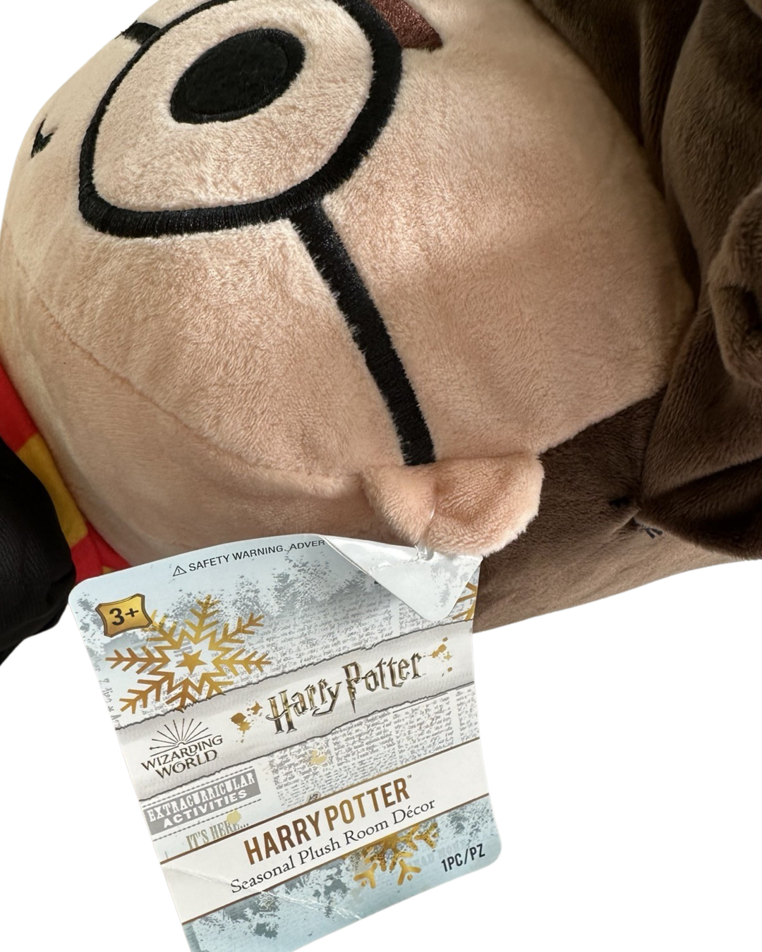 Harry Potter Seasonal 20" Tall Plush Doll Porch Greeter Holding Xmas Ornament