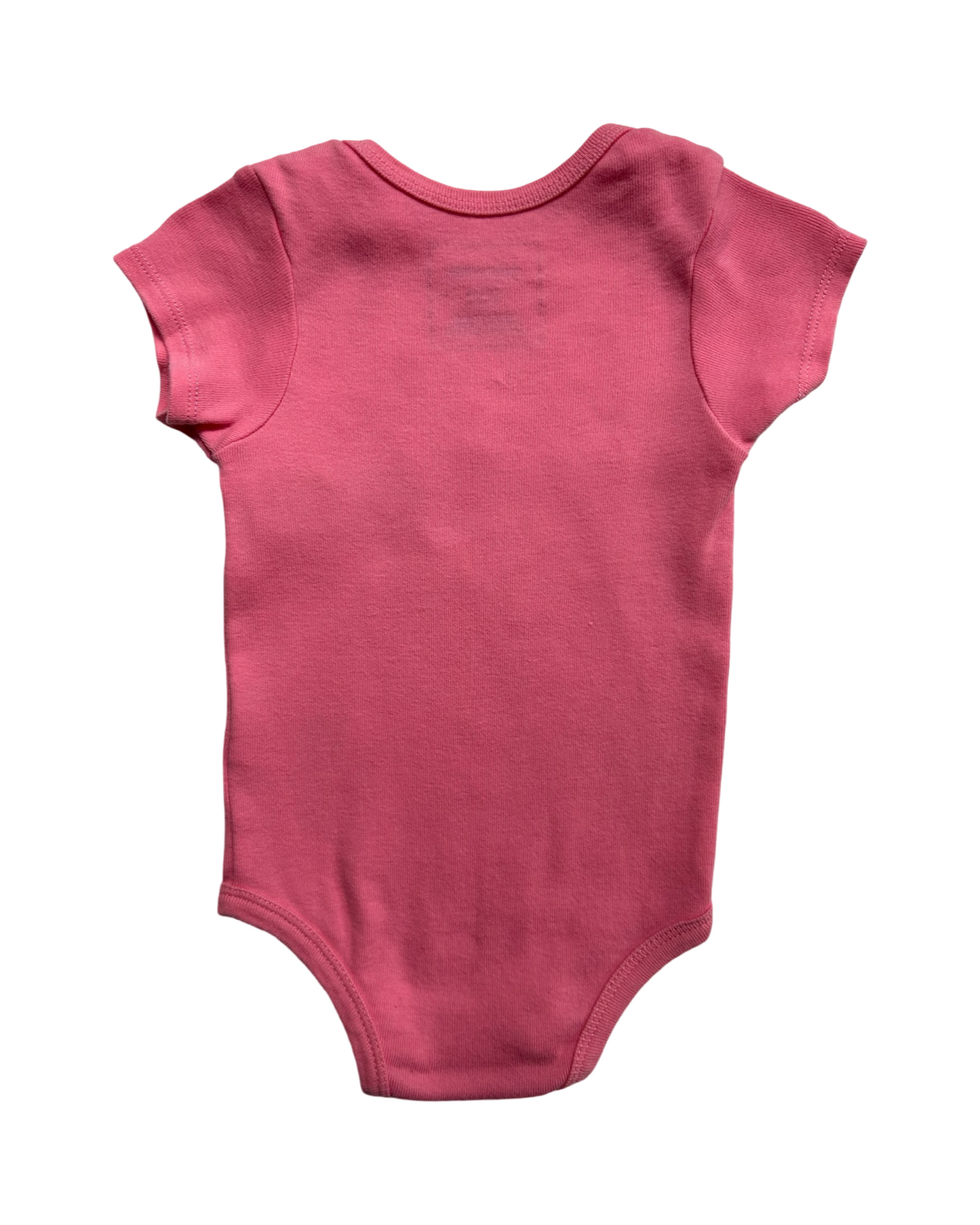 6M-12M Baby Girl Pink Converse All Star Onesie