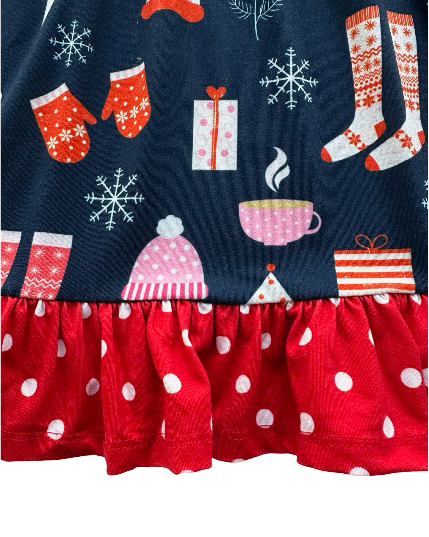 4T -5T Toddler Girls Millie Loves Lily Christmas Long Sleeve Rhonda Dress