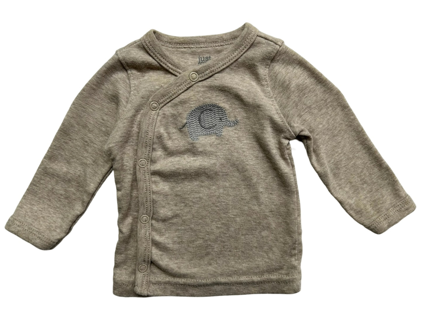 NB-3M Baby Boys Just One You Carter’s Tan Elephant Shirt.