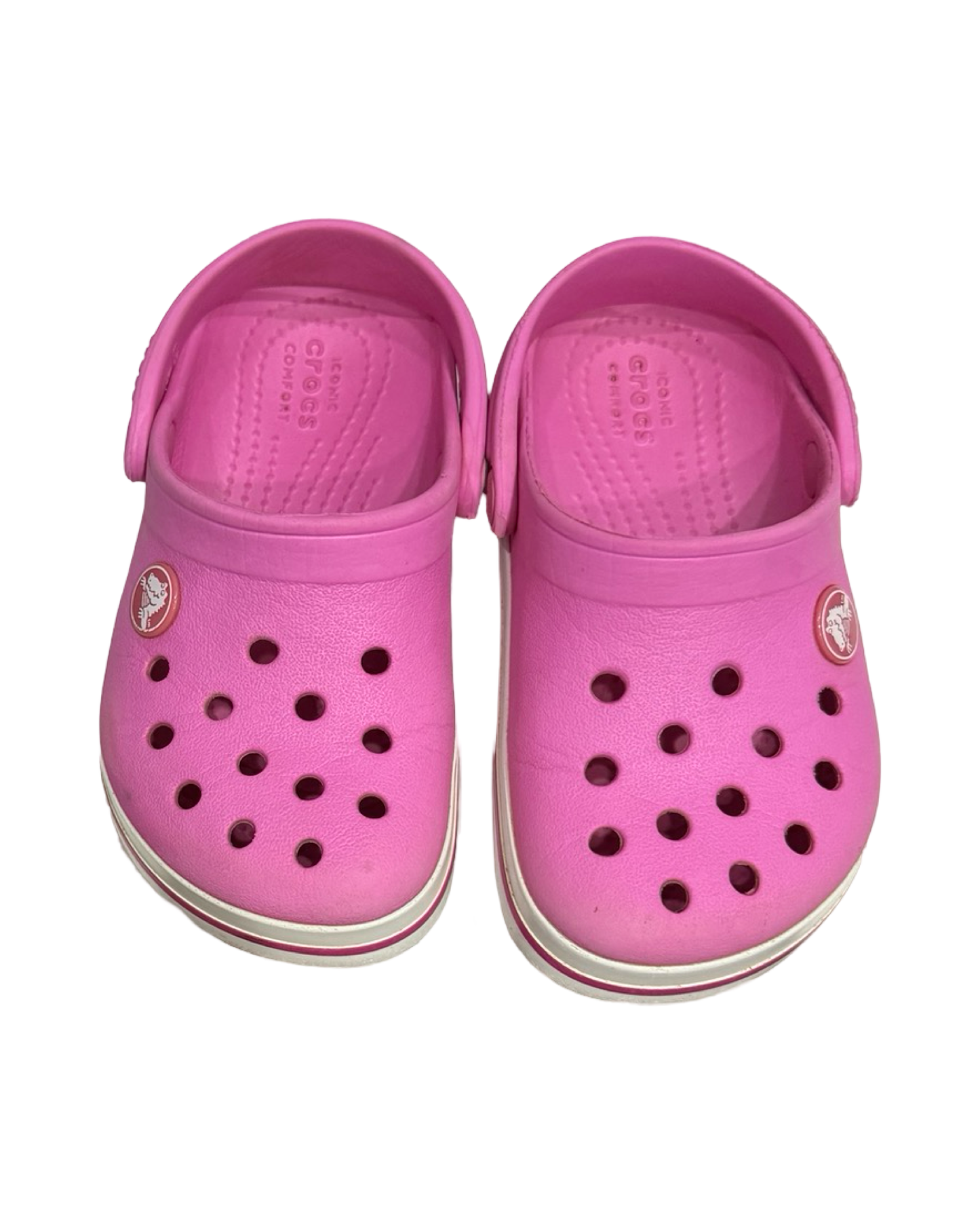 9C Toddler Girl Pink Classic Crocband Crocs Shoes