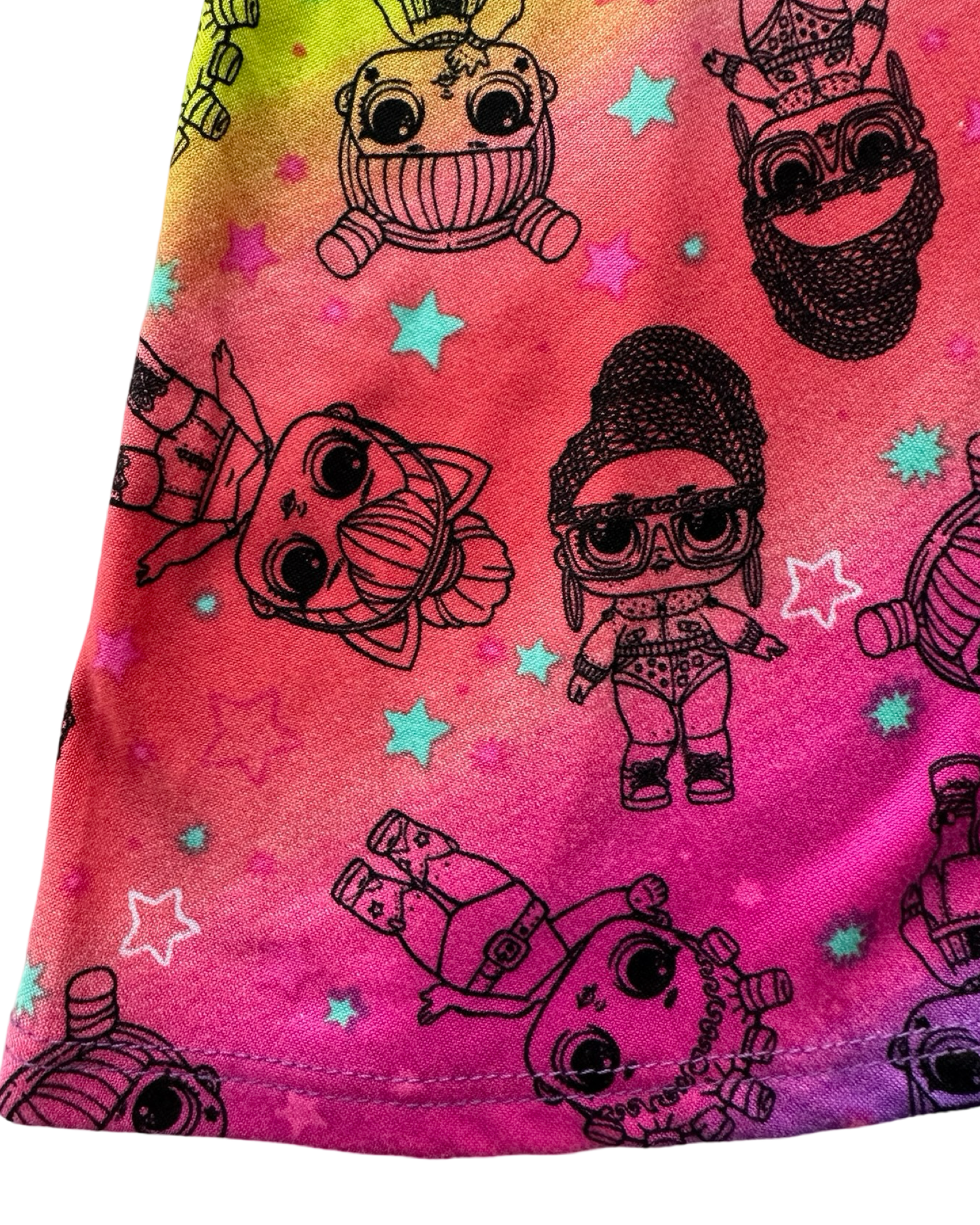 4T-5T Toddler Girl LOL Rainbow Dress