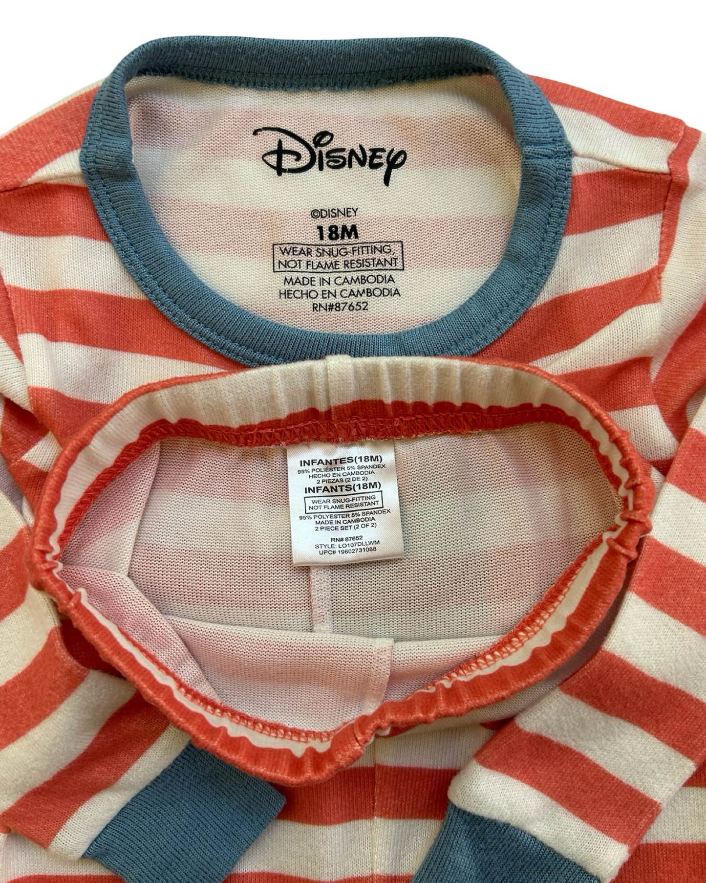 18M Baby Boys Disney LILO & STITCH Halloween Pajama Set.