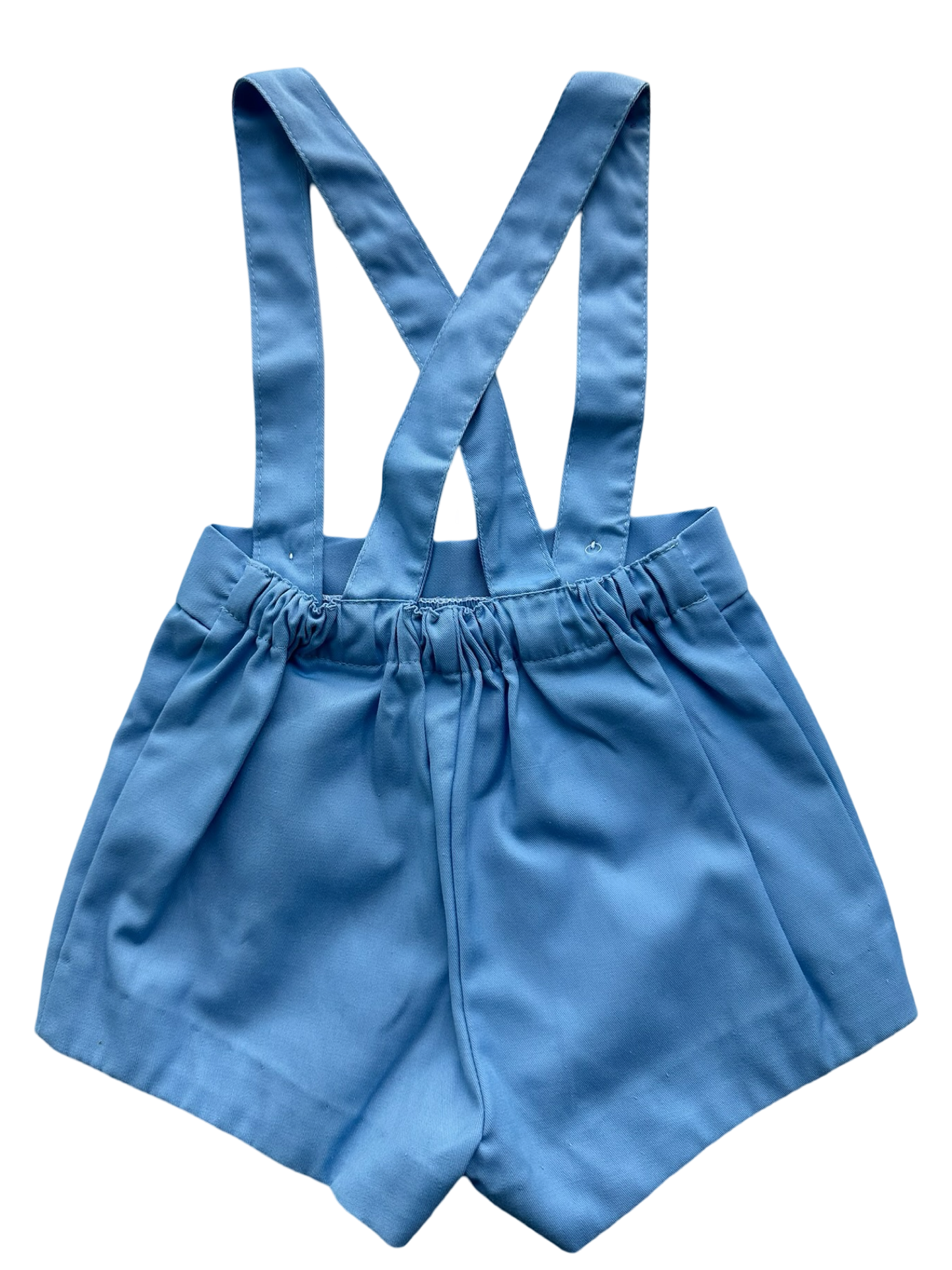 12M Baby Boys Blue Suspenders Short.