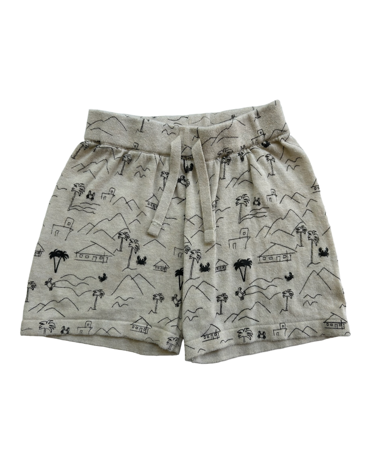 12M - 18M Baby Boy’s Zara Palm Tree Bermuda Shorts. One Piece.
