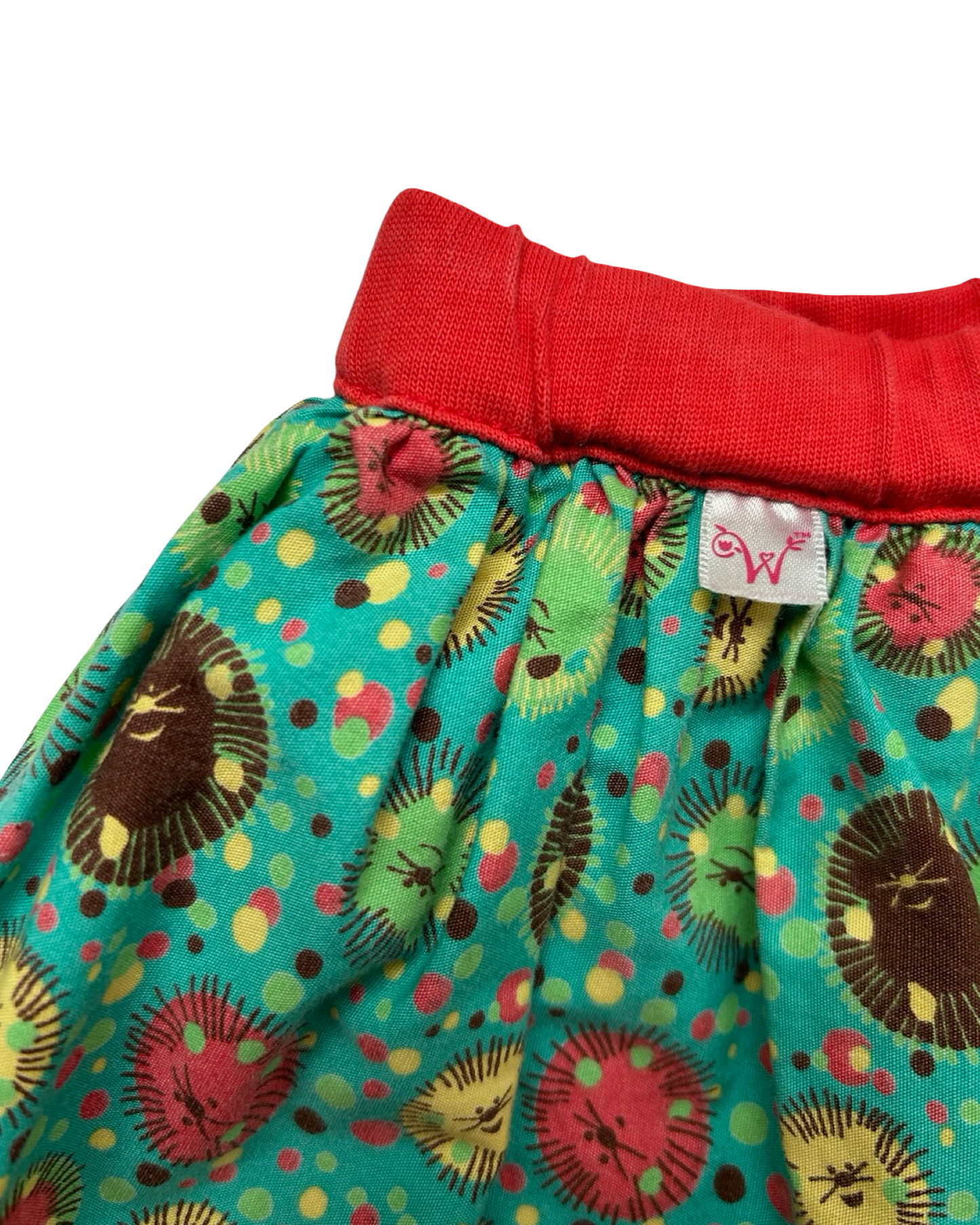 4T Toddler Girls American Girl Wellie Wisher Doll Willa Hedgehog 🦔 Print Meet Skirt.