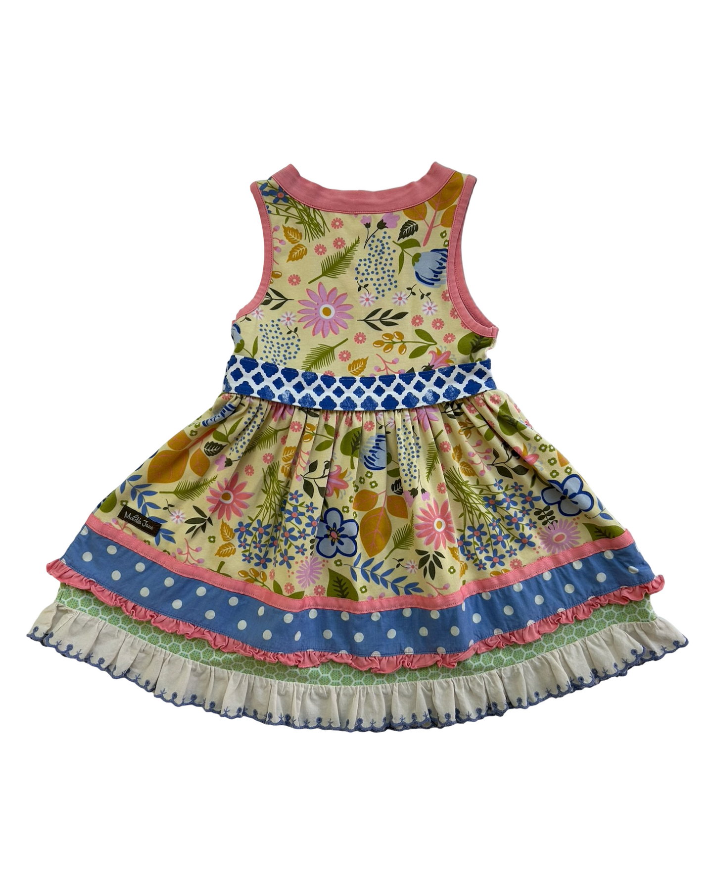 4T Toddlers Girls Matilda Jane May Day Garden Fairy Floral Dress.