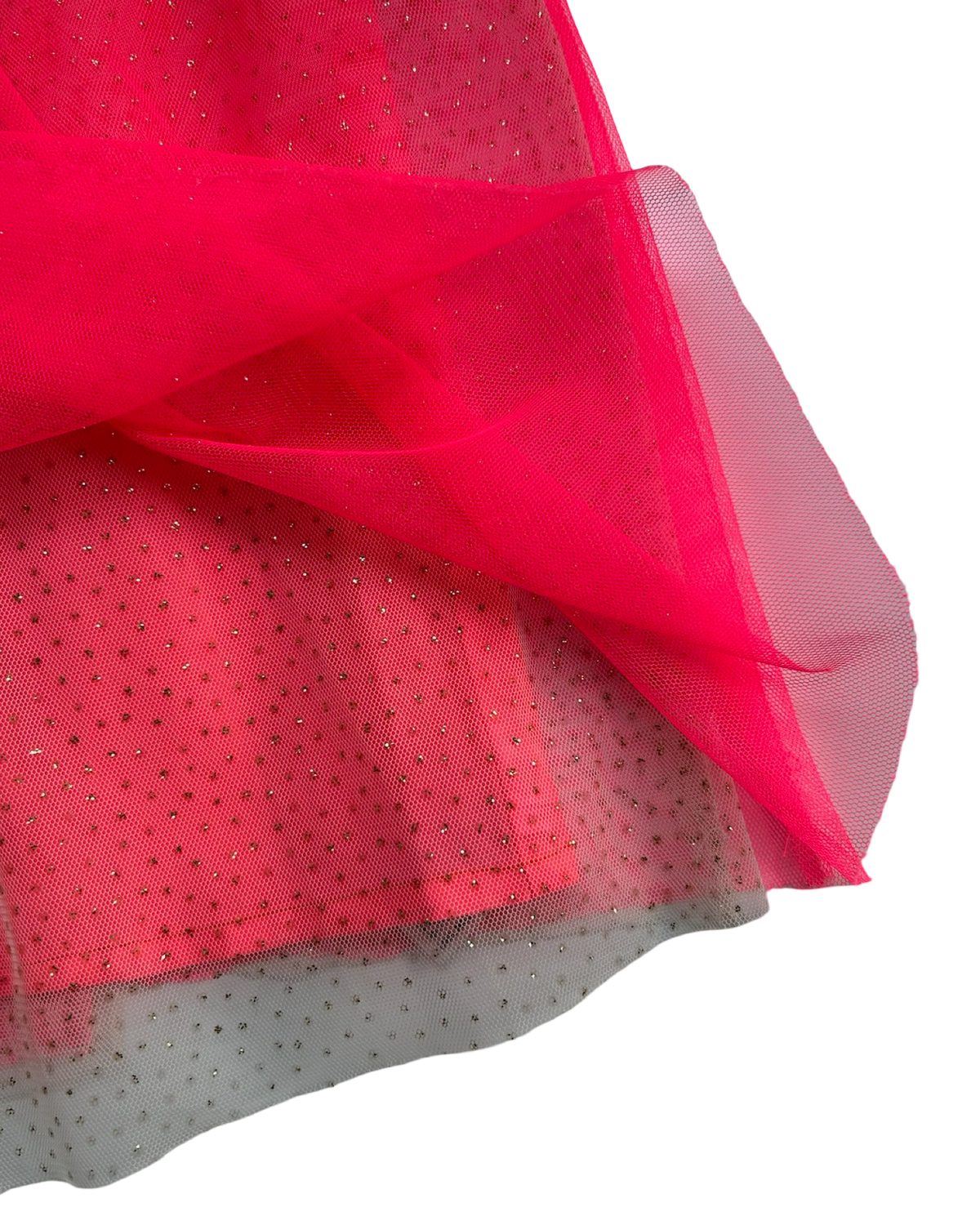 XS 4T-5T  Toddlers Girls Cat & jack Sparkly Golden Pink Long Play Skirt