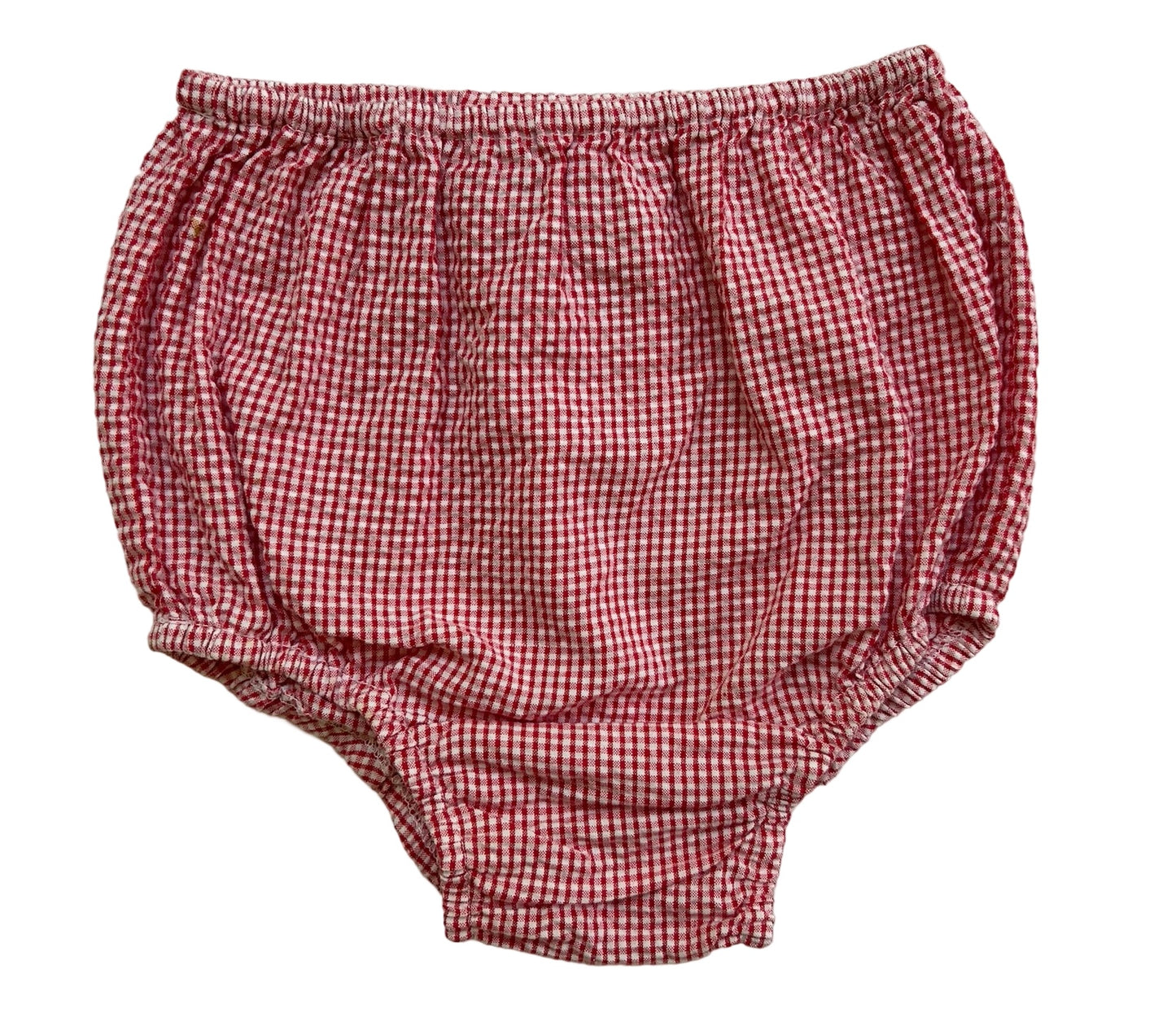 18M Baby Girl’s Rare Editions Pink Gingham Dress Whit Diaper Cover.