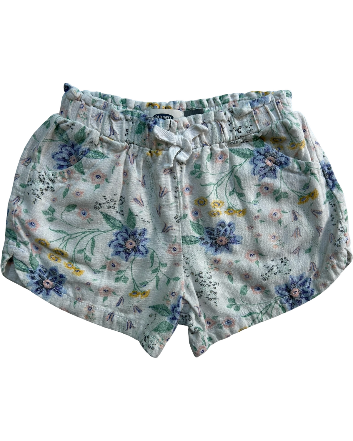 4T-4A Toddlers Girls Old Navy Floral Pull-On Waistband Short.