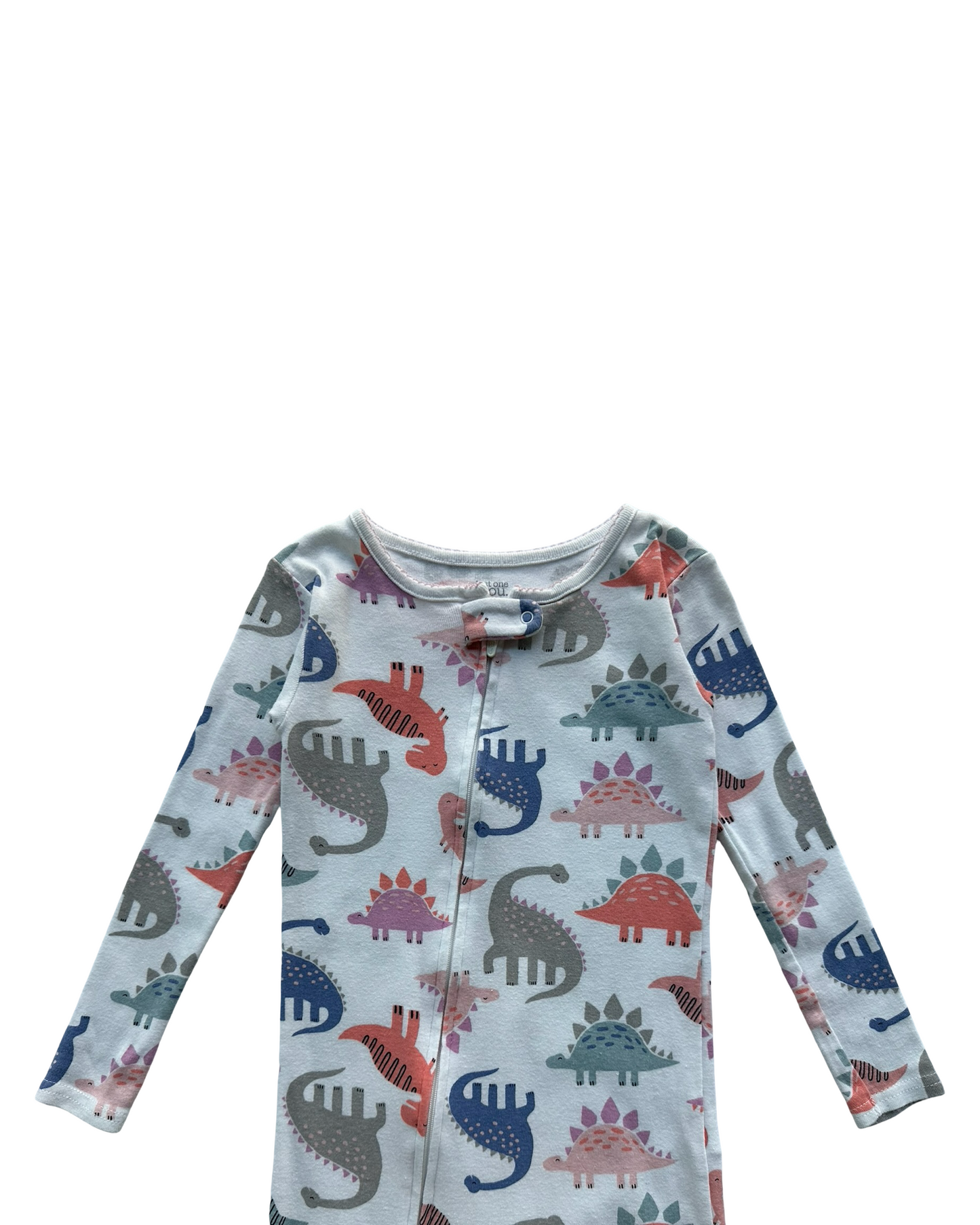 3T Toddler Girls Just One You By Carter’s Dinosaurs 🦕 🦖 Zippered Sleeper PJs