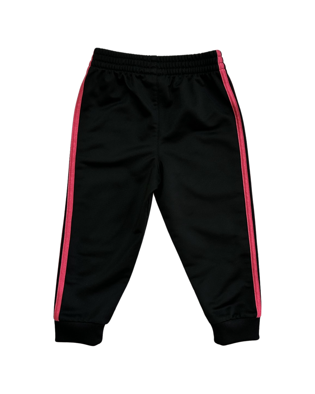 18M Baby Girl Black / Pink Adidas Jogger Set