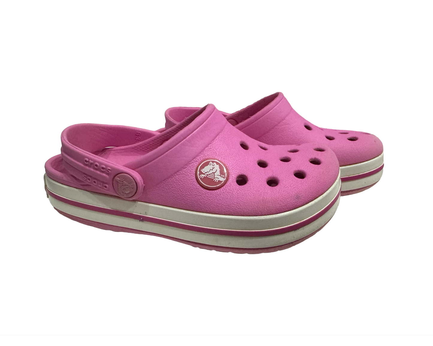 9C Toddler Girl Pink Classic Crocband Crocs Shoes