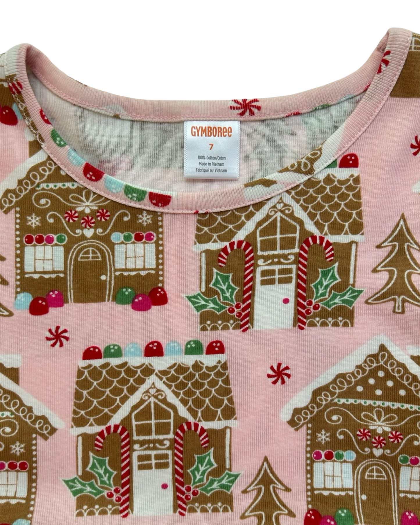 7T Toddler Girls Gymboree Gingerbread House Christmas Long Sleeve Dress