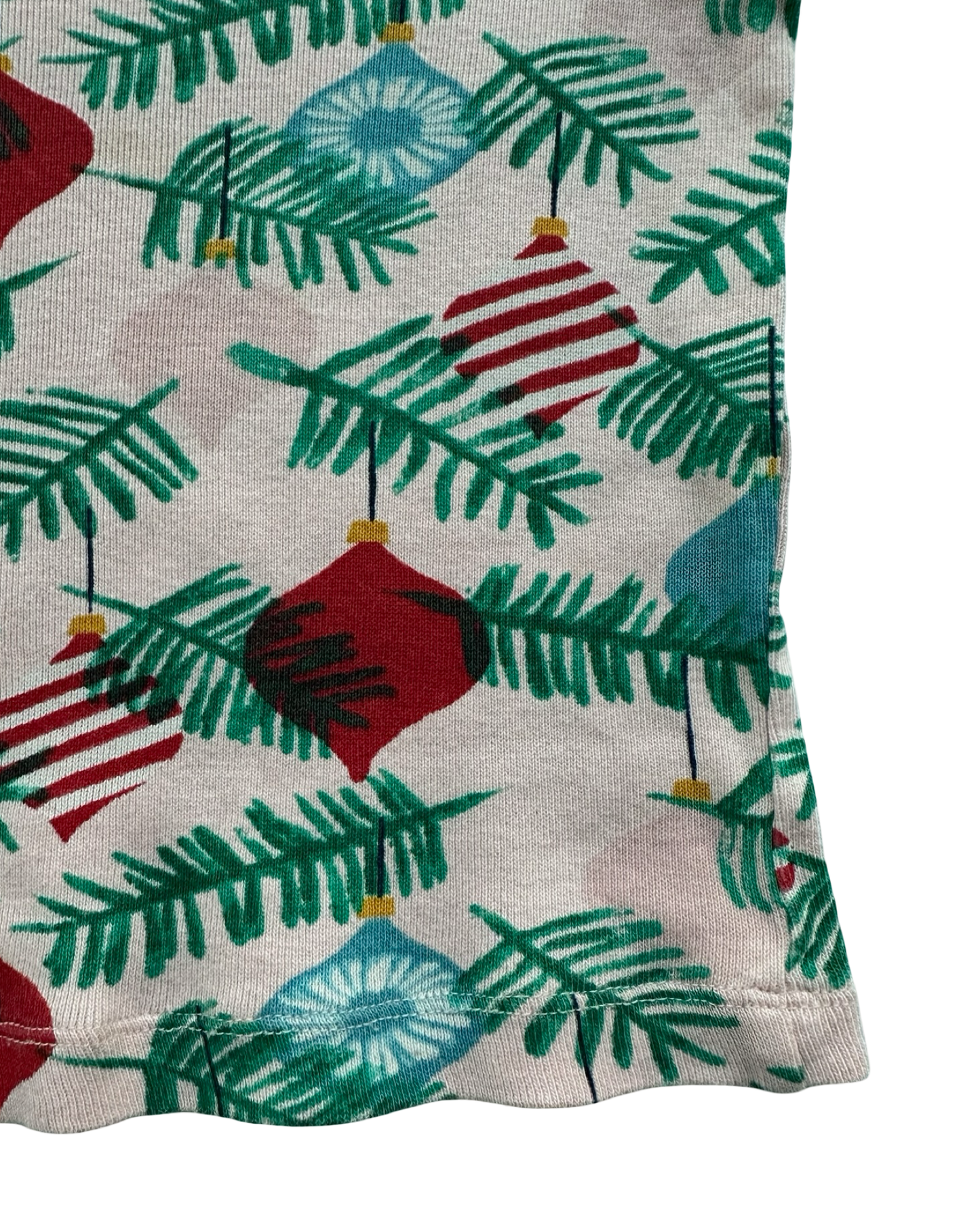 4T Toddler Girls Gymboree Holiday Print Christmas Pajamas 2 Pieces Set.