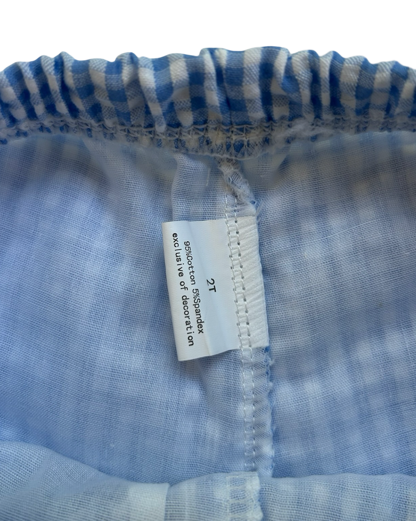2Y Toddler Boys Boutique Gingham Short.