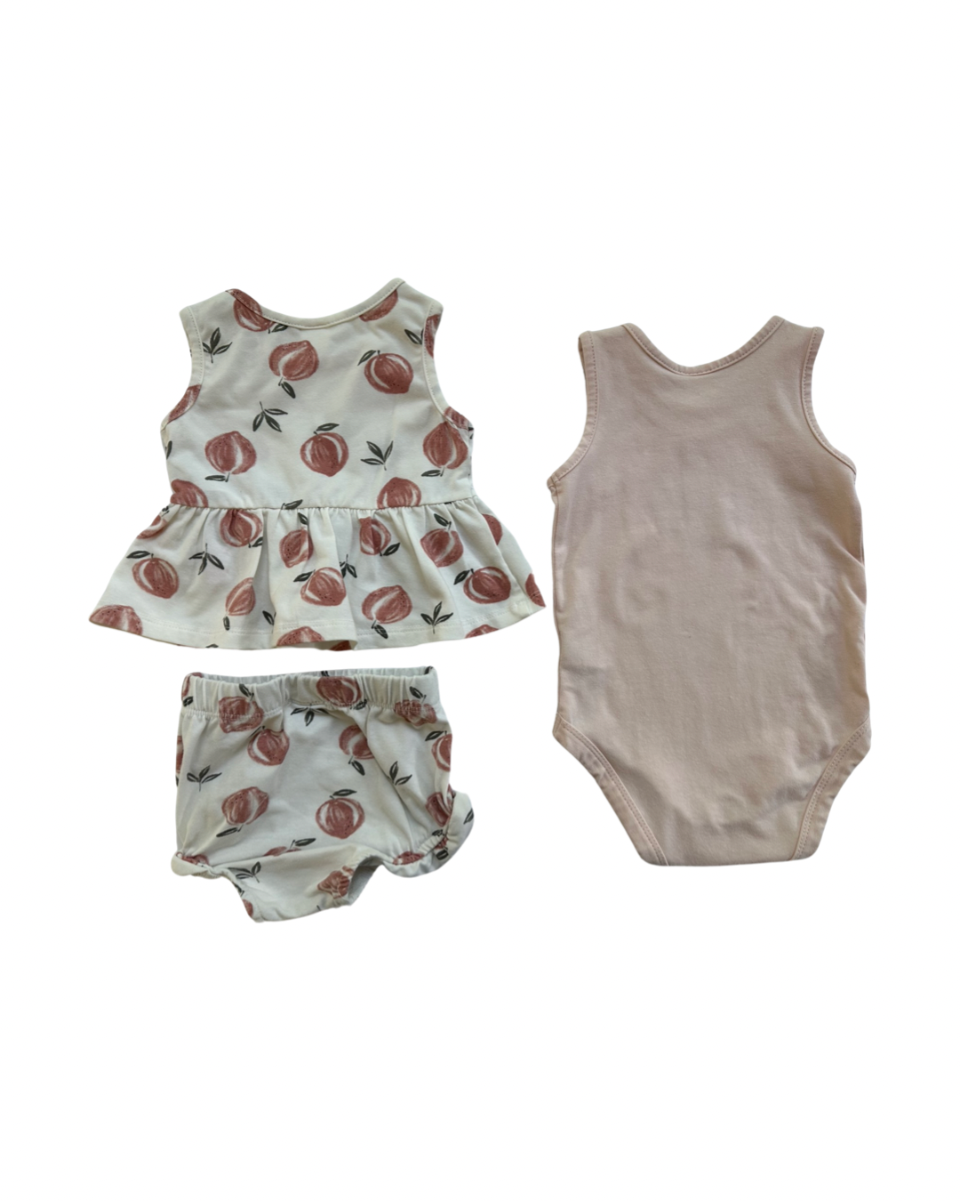 12M Baby Girl PL Baby Peaches 3pc Set