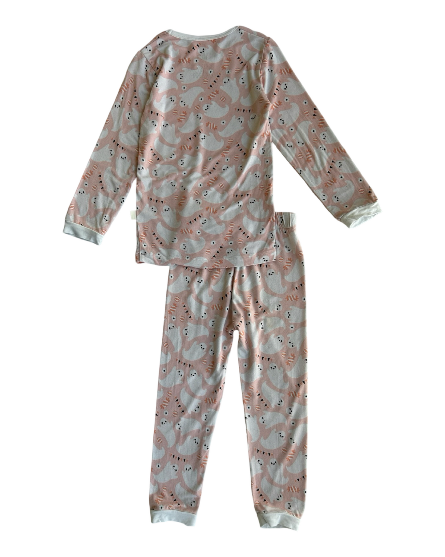 2T Toddler Girl Ollies Day Pink Bamboo Ghost Pajamas
