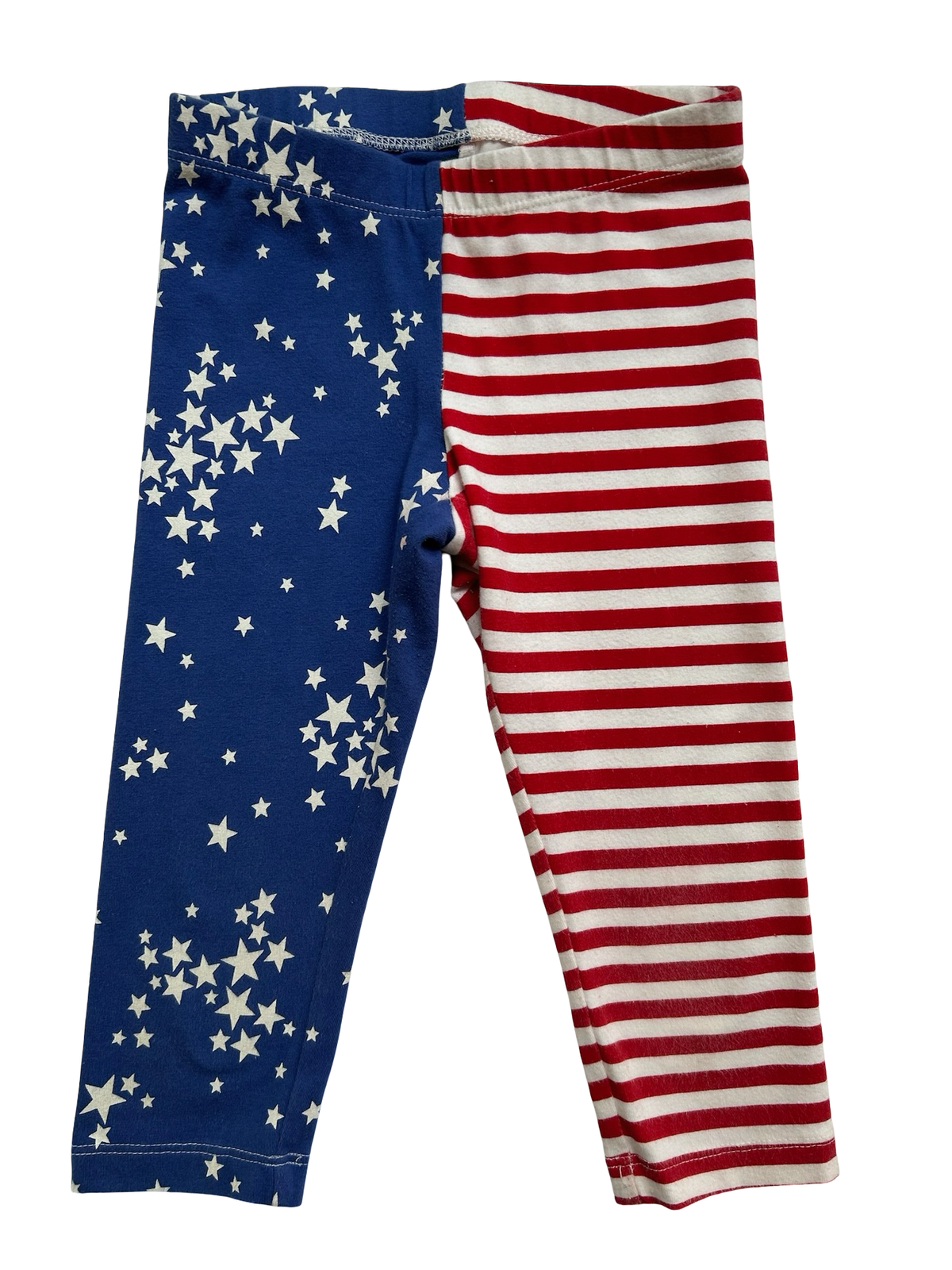 4T/ 5T XS Toddler Boy Cat & Jack 4th Of July Flag Stars Stripes Patriotic Pants 👖 Pajama One piece.