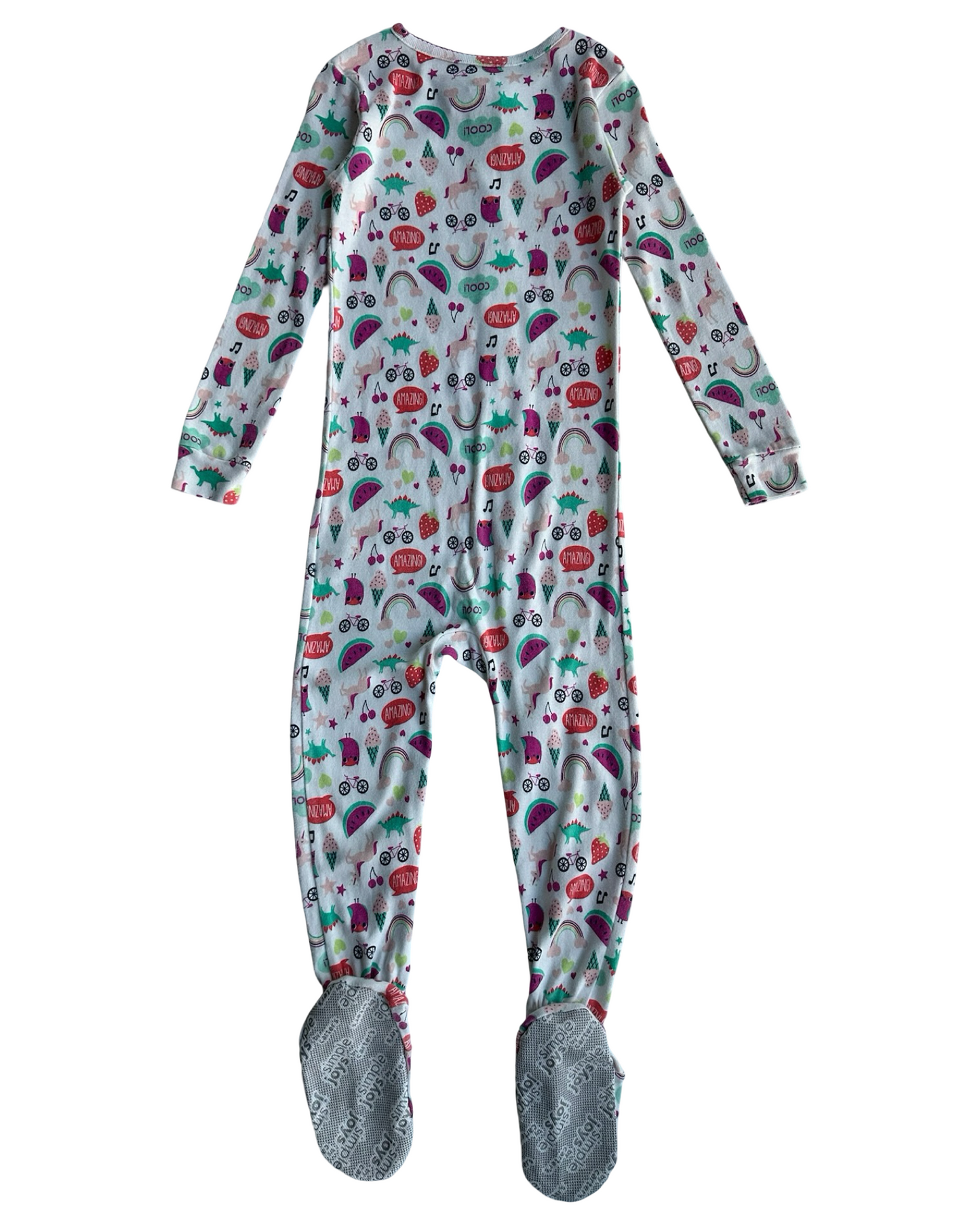 3T Toddler Girls Simply Joys By Carter’s Rainbows 🌈 Owls 🦉 Unicorn 🦄 Dinosaur 🦖 Zippered Sleeper PJs