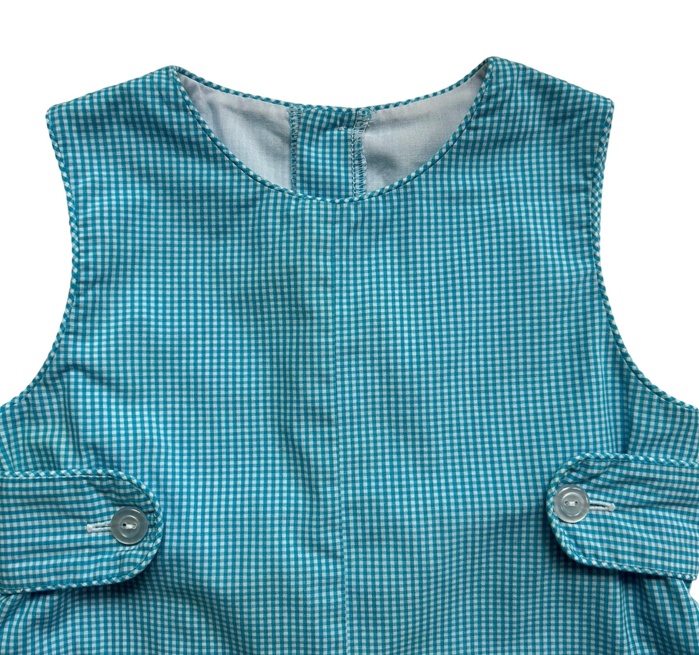 2T Toddler Boys Kelly's Kids Gingham John John Romper