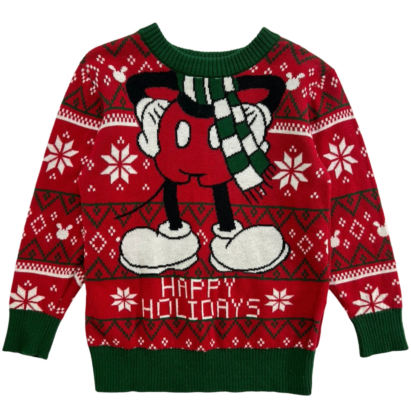 2T Toddler Boy Disney Mickey Mouse Christmas Ugly Sweatshirt