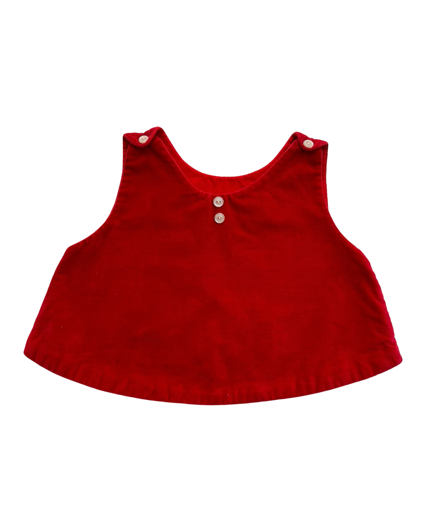 3M Baby Girl Vintage Velvet Tunic Top