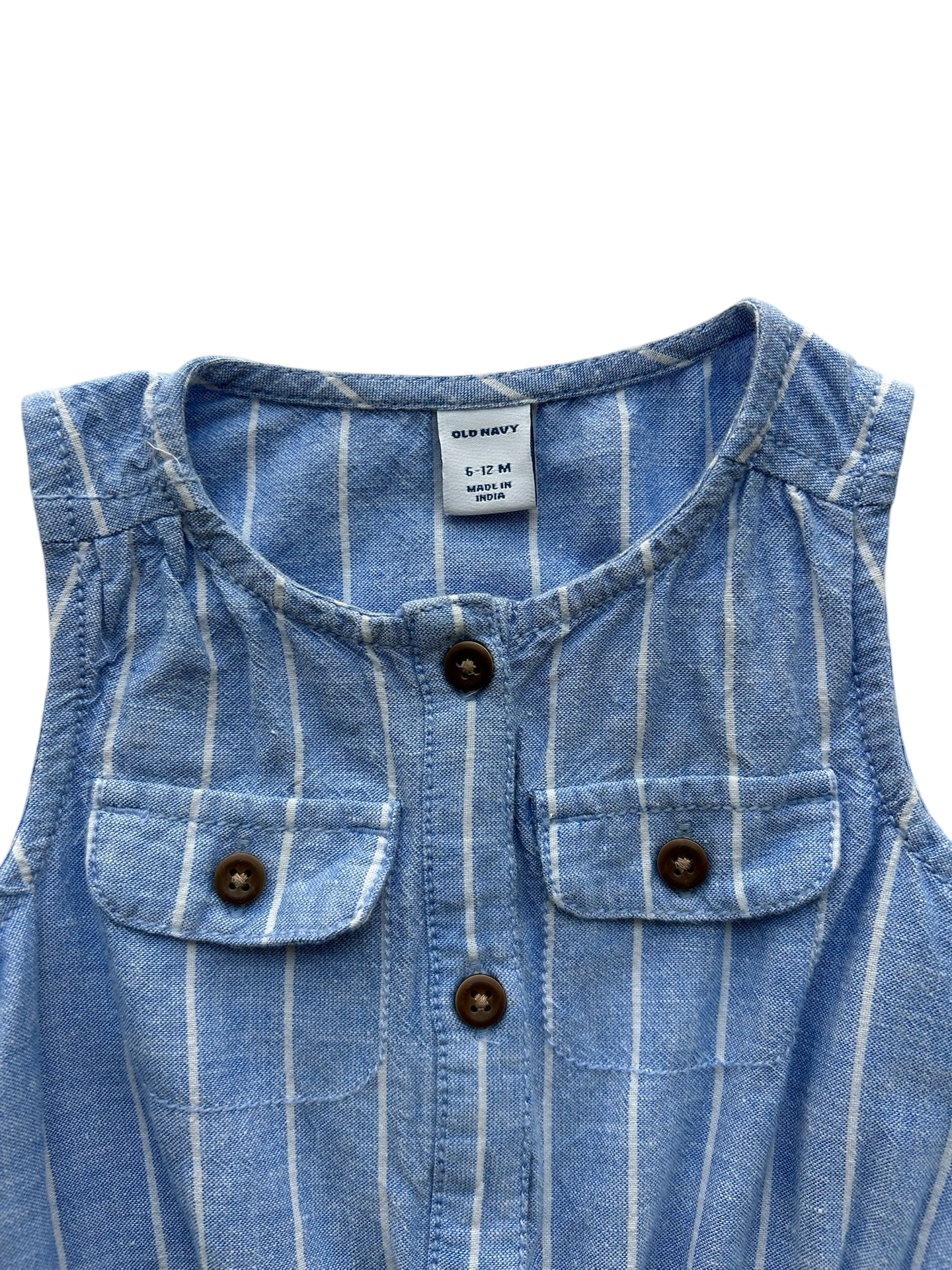 6M-12M Baby Girls Old Navy Striped Romper