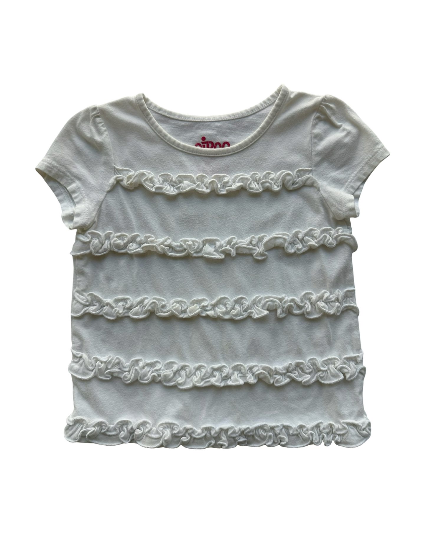 2T Toddler Girl Circo Ruffle Short Sleeve T-Shirt