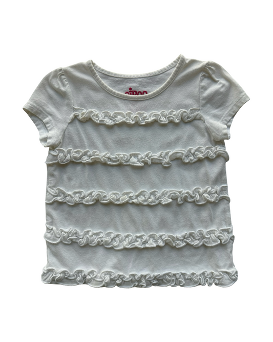 2T Toddler Girl Circo Ruffle Short Sleeve T-Shirt