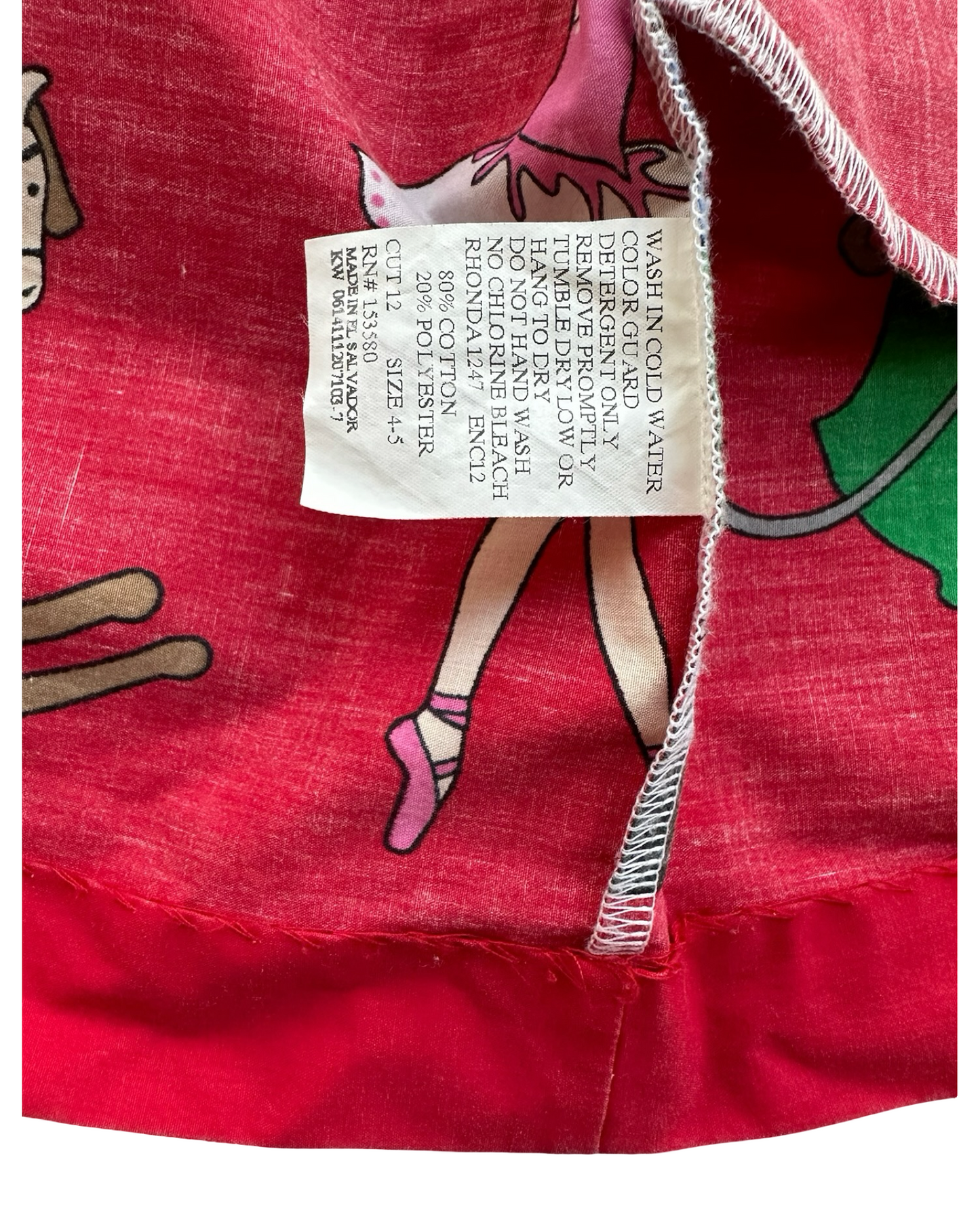 4T - 5T Toddler Girls Eleanor Rose Striped Christmas Rhonda Nutcracker Long Sleeve Dress