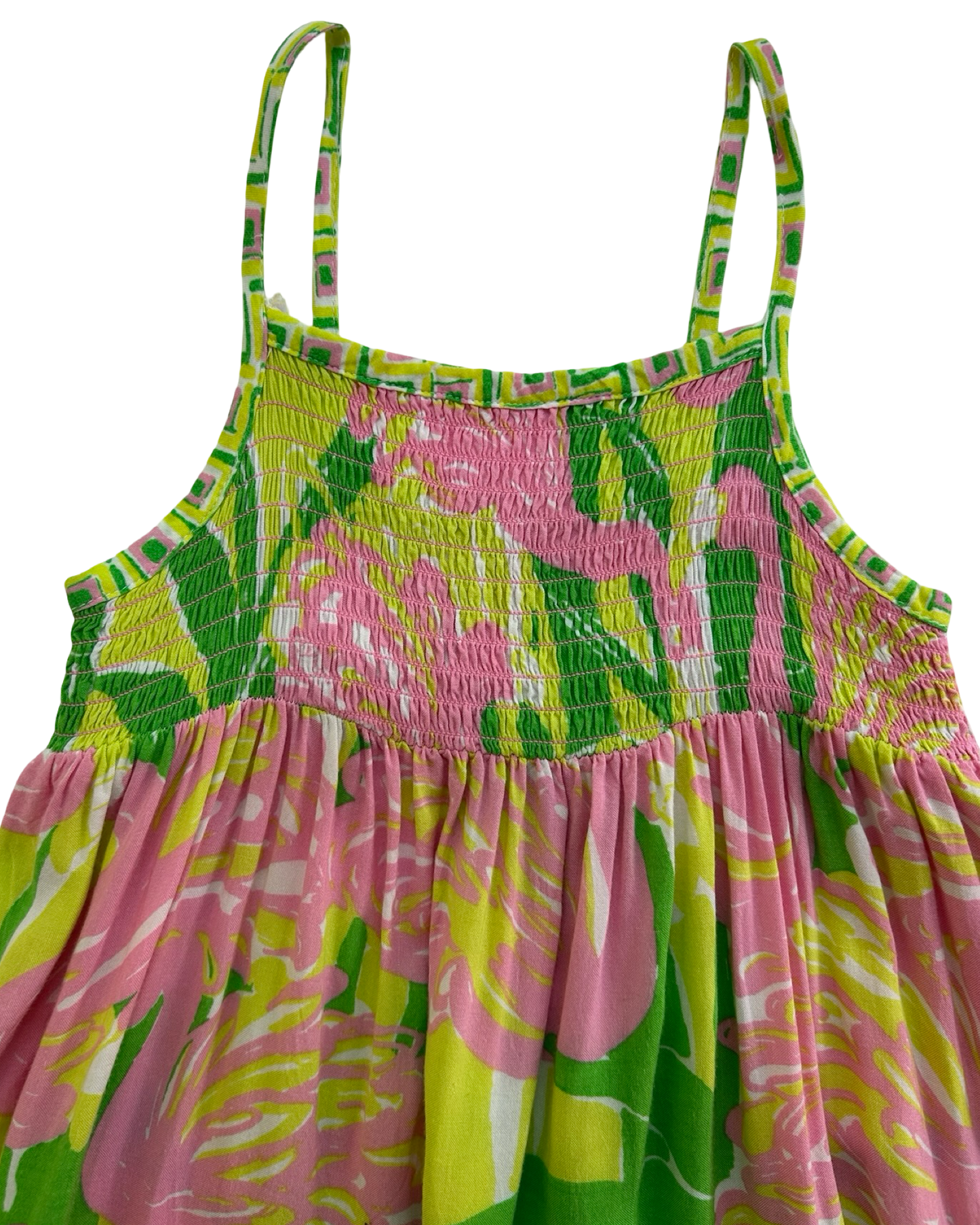 4T Toddlers Girls Lilly Pulitzer Target Sleeveless Dress Flamingo Tropical.