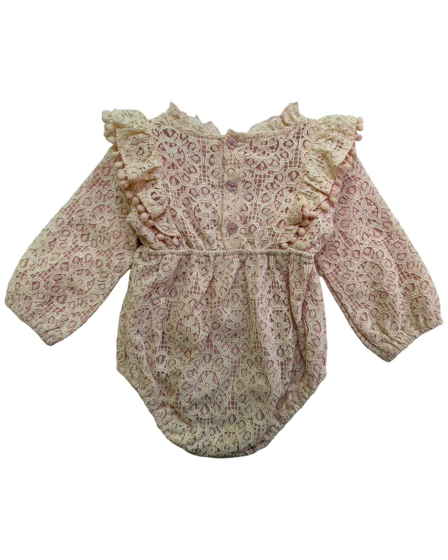 18M Baby Girls Long Sleeve Bodysuit Cotton.