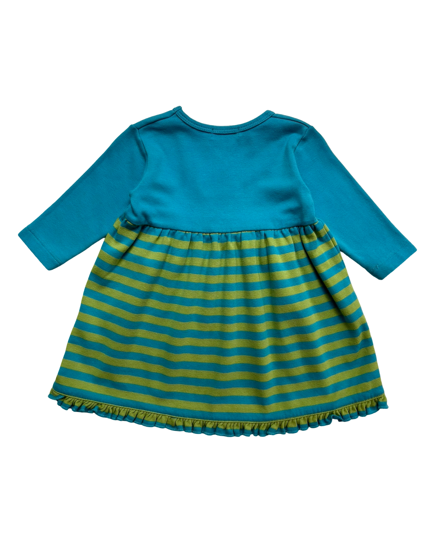 18M Baby Girls Baby Luigi Striped Long Sleeve Dress
