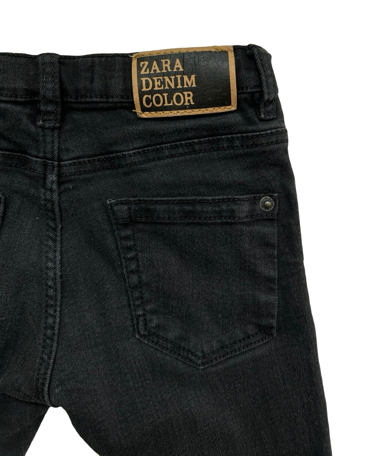 12M - 18M Zara Baby Boy / Girl Black Skinny Jeans.