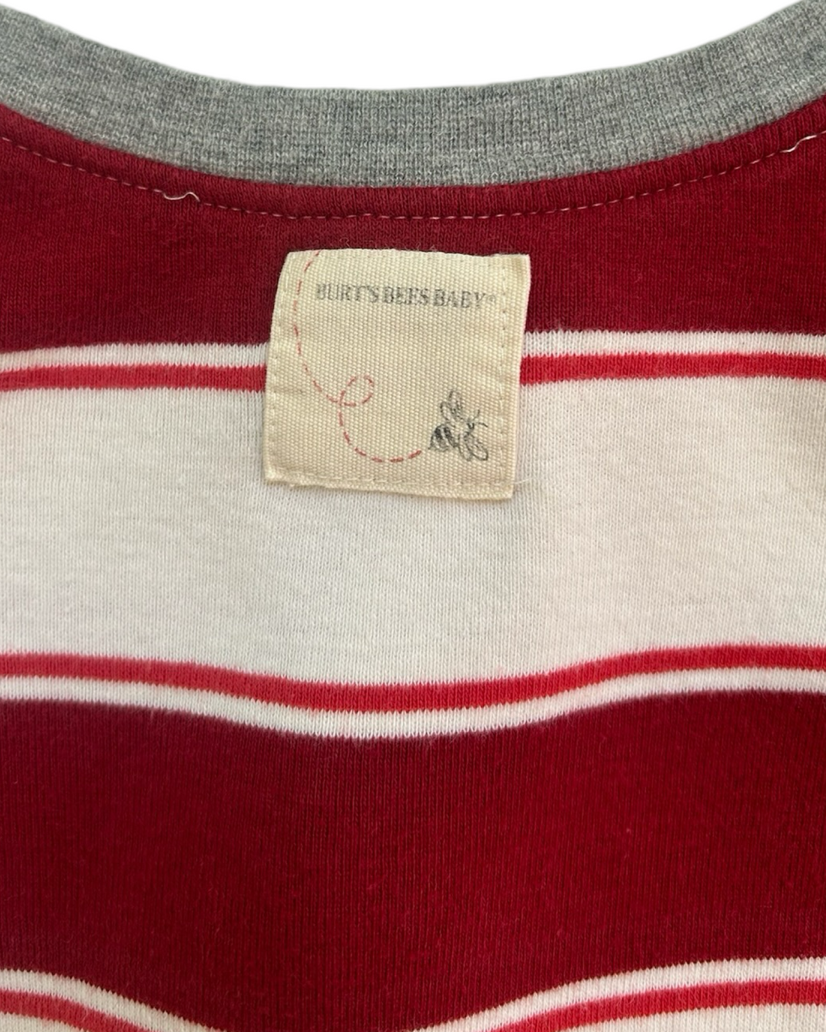 0-3M Baby Girls/Boys Burt’s Bees Baby  Striped Anti Slip Footie Pajama