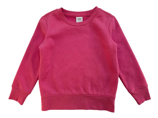 XS (4T -5 Years) Amazon Essentials Sweatshirt With Round Neck And Fleece Lining For Girls Long Sleeve