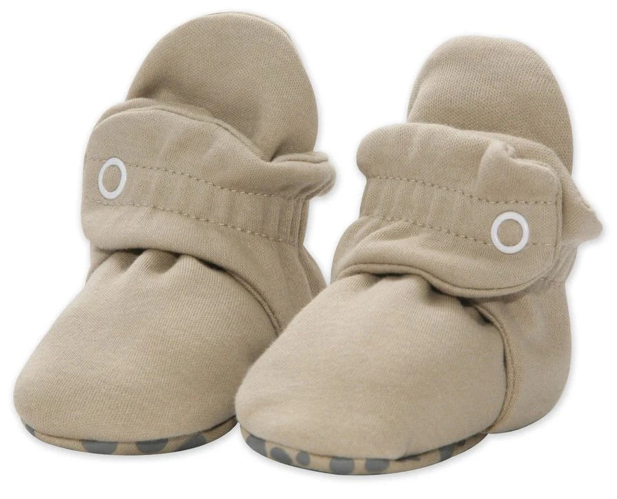 18M Baby Girls Zutano Cozie Gripper - Striped Booties Slippers