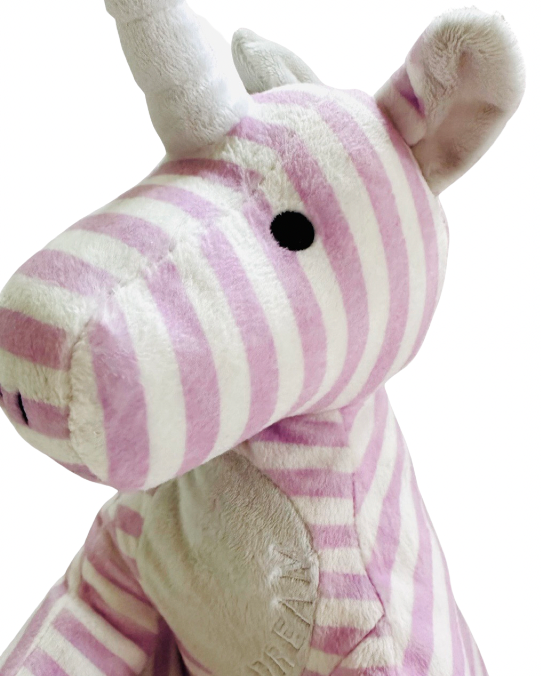 Bella Tunno Poetic Plush Purple White Stripes 14” Unicorn Dream Lovey