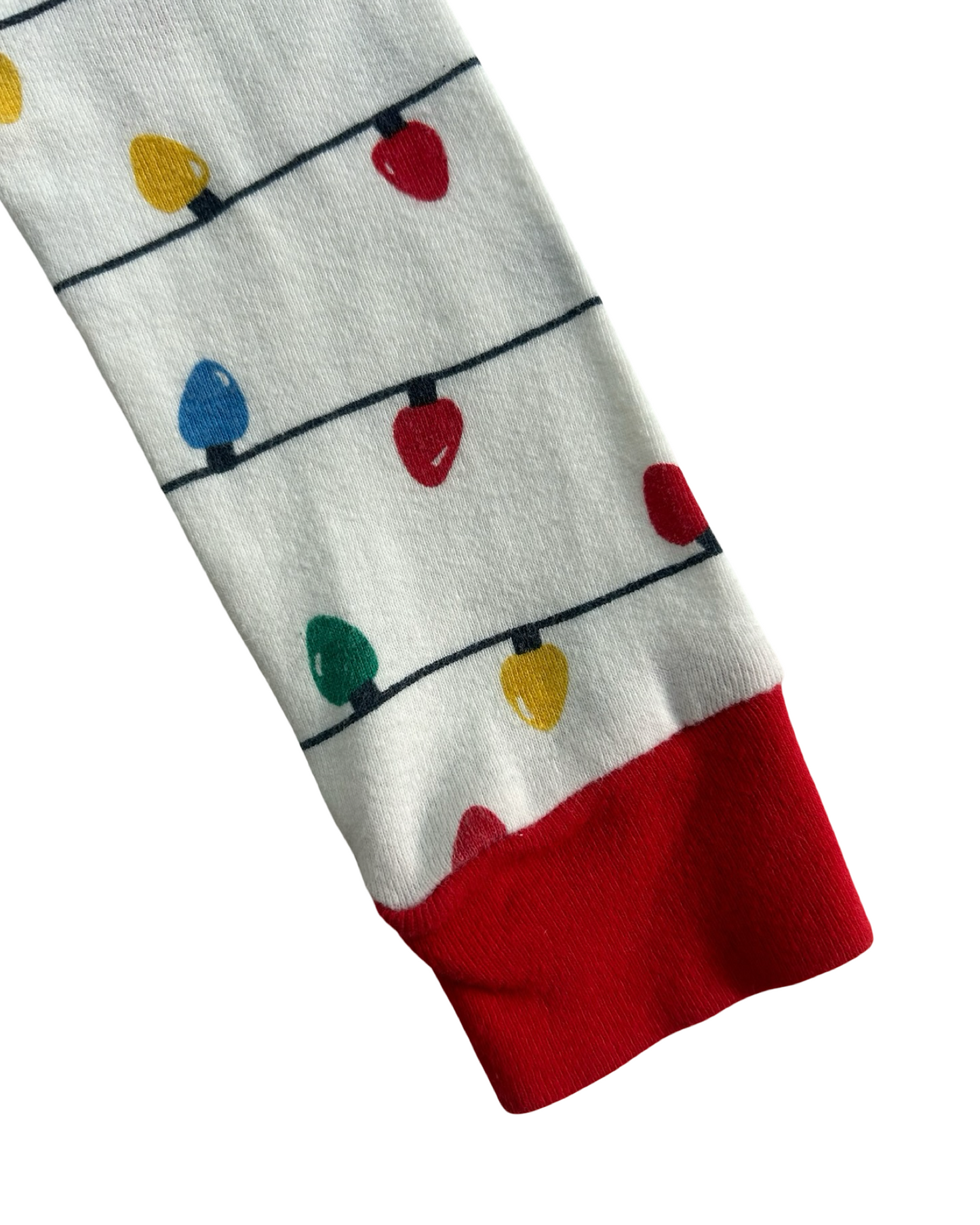 8T Toddler Boys Gymboree Christmas Lights Gymmies Cotton Pjs 2 Piece Set Sleepwear.