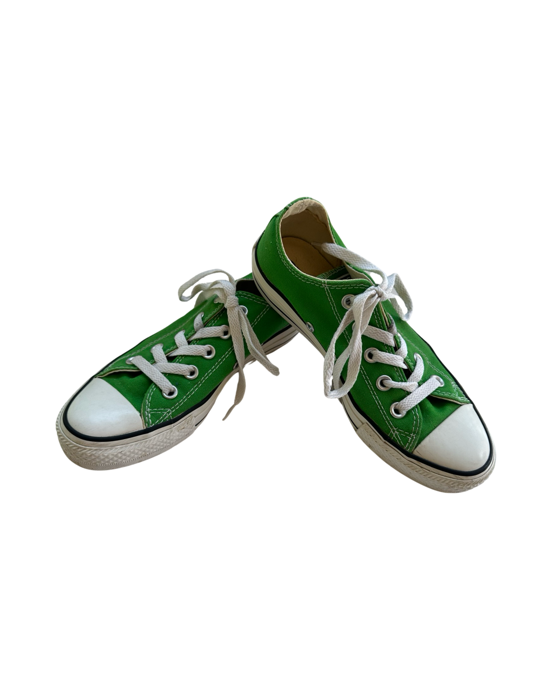 Men’s Size 4 / Women’s Size 6 Green Canvas Converse All Star Shoes