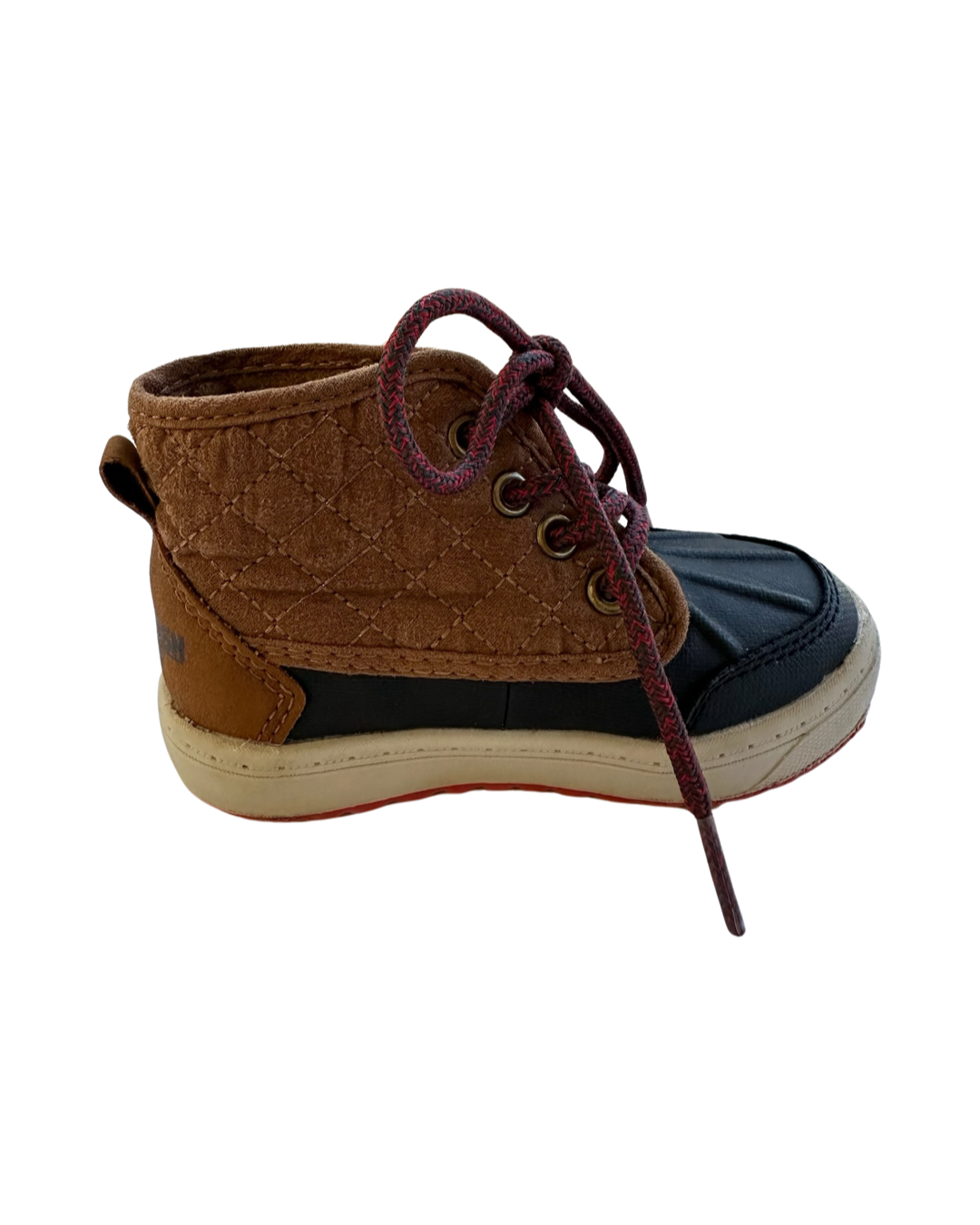 6C Toddler Boy OshKosh B'Gosh Navy / Brown Duck Boots