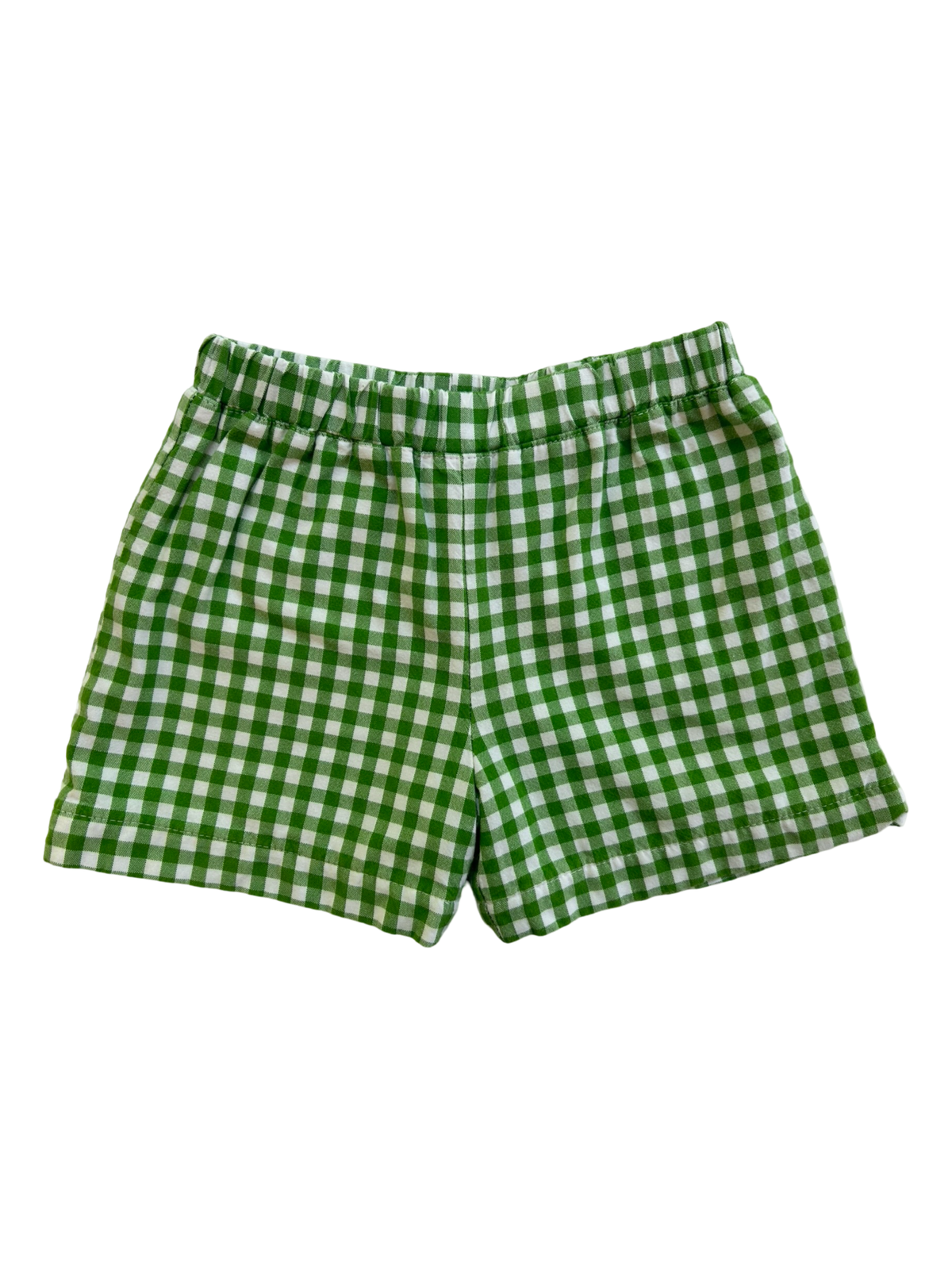 4T Toddler Boy TBBC The Beaufort Bonnet Company Green Gingham Shorts