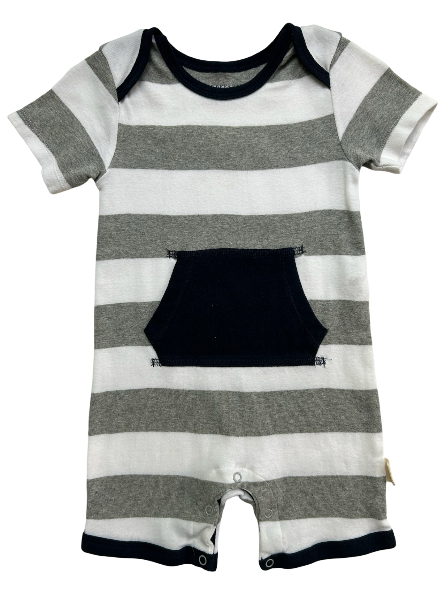 18M Baby Boy’s Burt’s Bees Baby Organic Bubble Romper Short Sleeve.