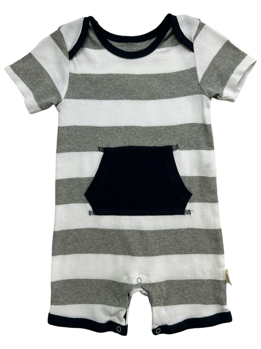 18M Baby Boy’s Burt’s Bees Baby Organic Bubble Romper Short Sleeve.