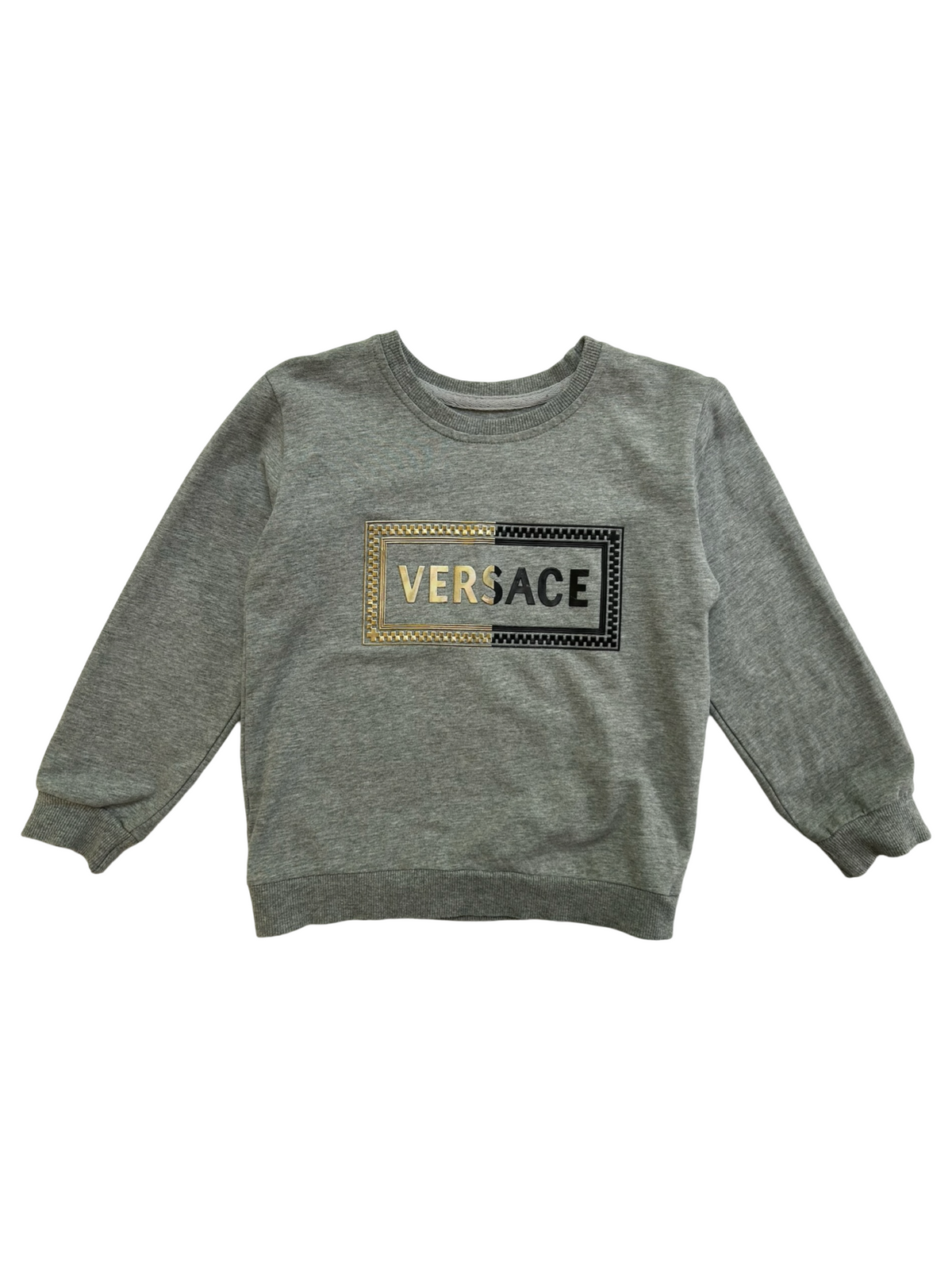 4T Toddler Boy Gray Faux Versace SweatShirt